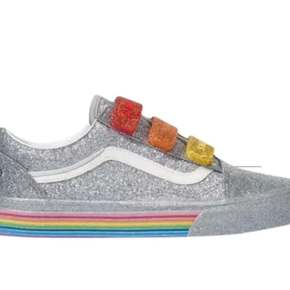 Vans Flour Shop x Old school V “silver rainbow” in Metallic